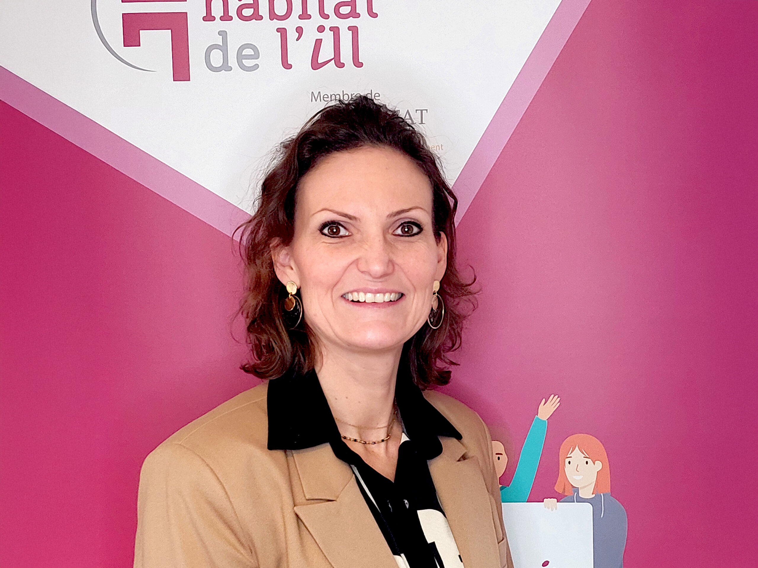 Portrait de Dominique Simon, Directrice d’Habitat de l’Ill